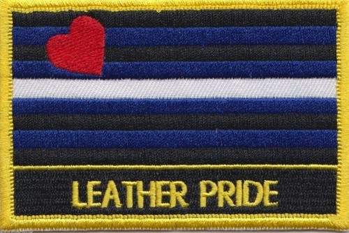 Patch rectangulaire brodé - , en