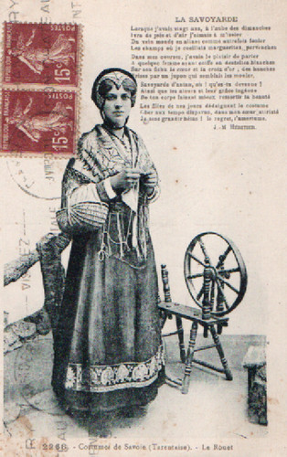 Carte postale savoyarde - postale, savoyarde-