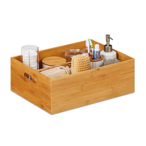 Caisse rangement bambou boîte