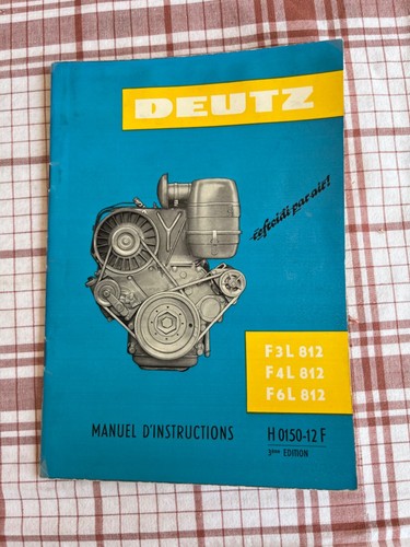 Manuel notice deutz - manuel,