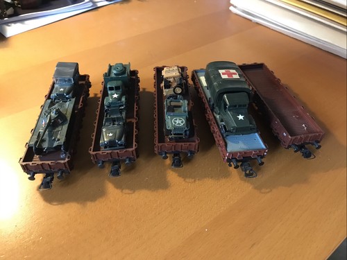 Roco lot 5 wagons plats - roco, ho