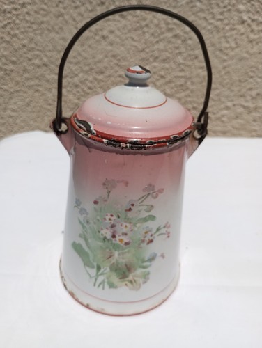 Pot lait tôle - pot, en