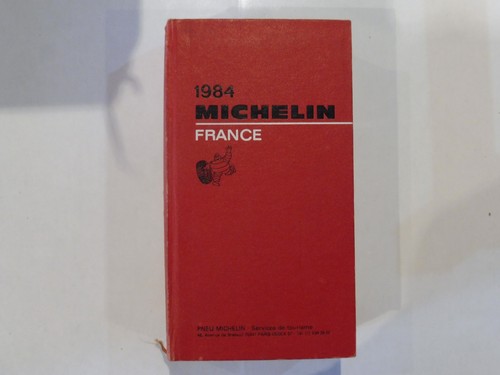 Ancien guide michelin 1984 - guide,