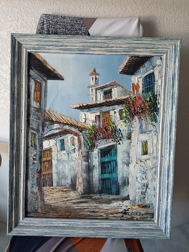Tableau huile sur toile - tableau,