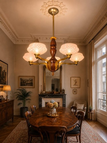 Lustre art déco français - déco,
