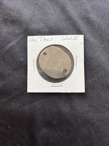 Ww2 navy dog tag plaque - dog,