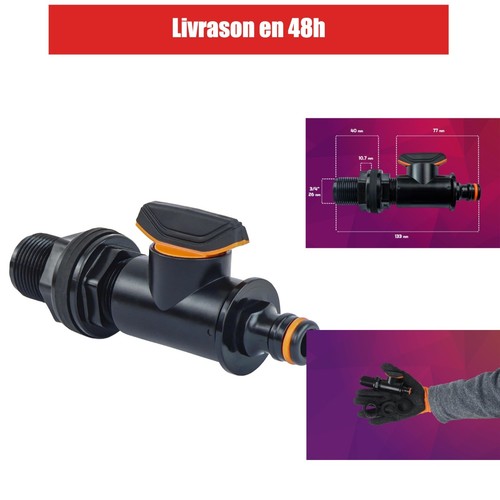 Robinet arrêt pour - 3/4",