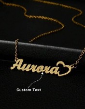 Collier Cœur Doré Or Acier