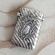 Ancien Pyrogène XIXè Chiffré JD en Argent poinçon Sanglier