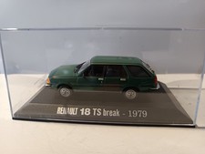1/43 RENAULT 18 TS BREAK VERTE 1979 UH SOUS PLEXIGLAS