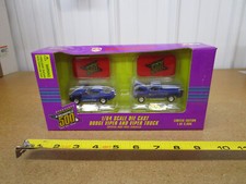 1996 Dodge Viper GTS Ram truck Indy 500 Pace 1/64 Racing Champions diecast blue