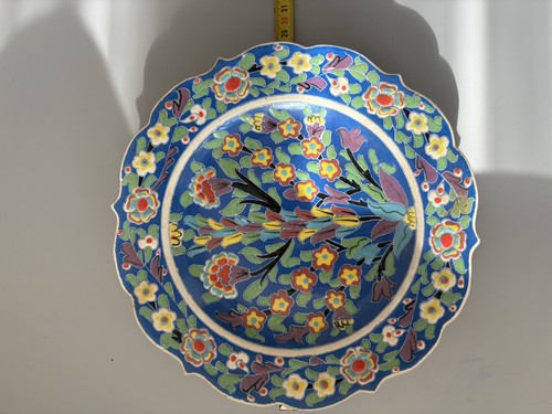 Jolie grande assiette fleurie - jolie,