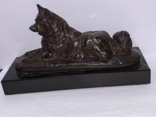 sculpture representing a chien signed E.Frémiet,