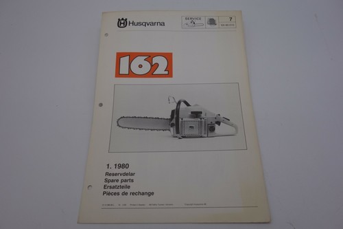 Liste des pièces détachées