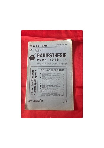 Revue radiesthésie et - radiesthésie,