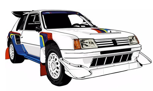 Tapis peugeot 205 gti - tapis, t16