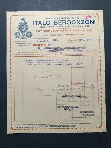 Invoice company italo - invoice,