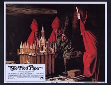Pied Piper Lobby Card #6-1972-Jack Wild inspecting a model of a church.
