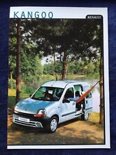 Renault Kangoo Brochure 04/2000