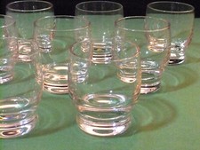 18 Crystal Tumbler Shape Glasses