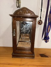 Vintage Wooden Jewelry Box Armoire