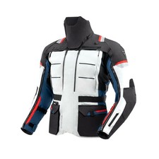 Men's REBELHORN CUBBY V Motorcycle Jacket Blue/Grey/Red