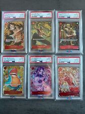 One Piece TCG 1st Anniversary Set Chinese Nami, Robin and Co. Sequential PSA 10