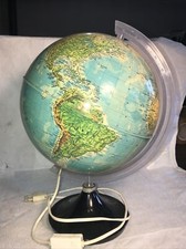 vintage globe world map