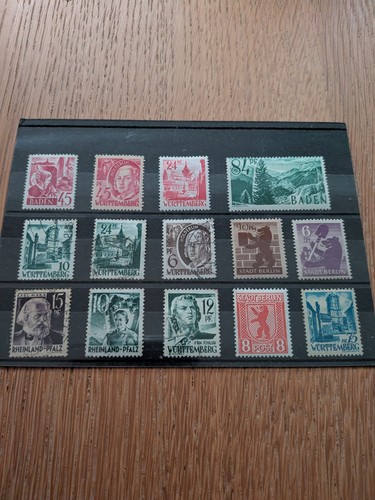 Planche timbres allemands - planche,