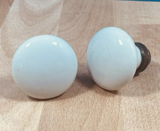 Antique Porcelain & Brass Door