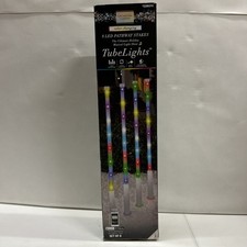 8 Gemmy Orchestra of Lights Color-Changing LED Tube Light Pathway Lights