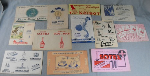Lot buvards anciens - buvards,