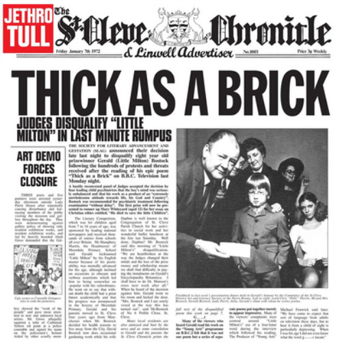Jethro tull thick brick - thick, as