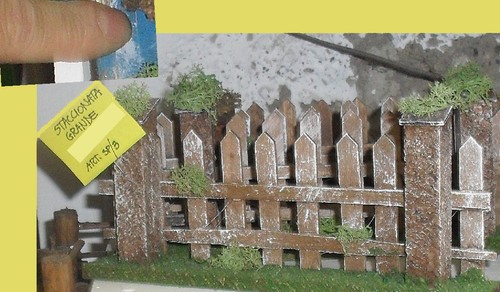 Miniature crèche palissade - crèche,