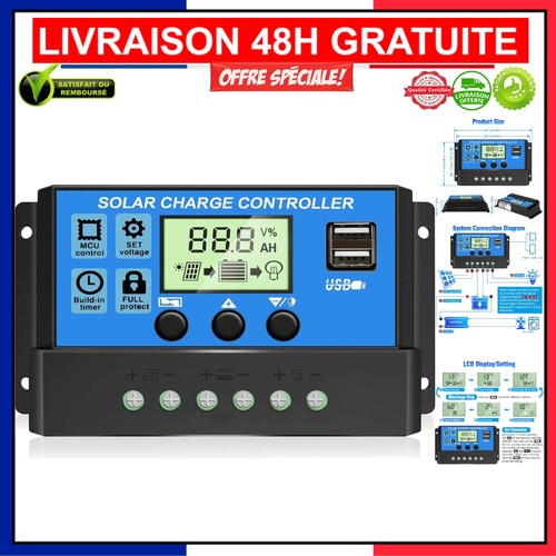 Contrôleur charge solaire - contrôleur,