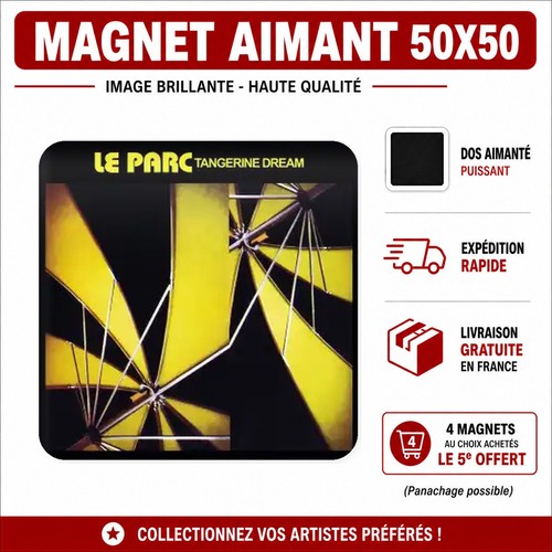 Magnet tangerine dream 5x5 - tangerine,