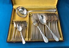 ERCUIS 37 cutlery tableware silver metal ART DECO model LE NIL / COBRA