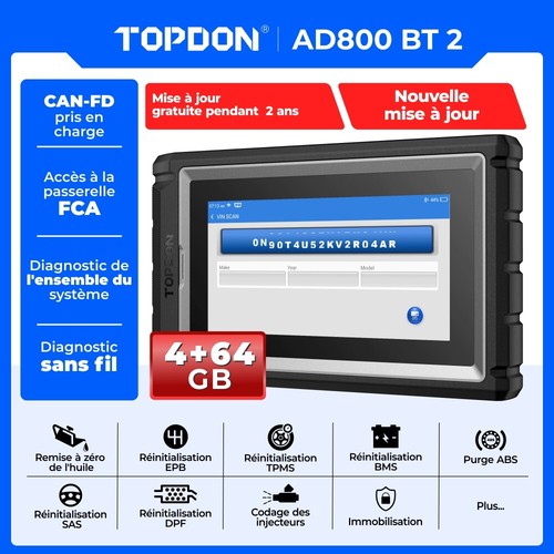 Topdon ad800 appareil de - bt,