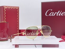 Vintage Cartier Romance Santos Glasses 56/18 100% Genuine Sunglasses Lunettes