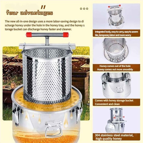 Presse miel durable - presse-miel,