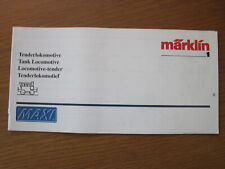 MARKLIN MAXI SCALE 1 GLASS BOX NOTICE INSTRUCTIONS INSTRUCTIONS