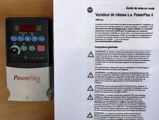 VARIATEUR TRIPHASE 380V 1,5kW VITESSE POWERFLEX 4, ALLEN BRADLEY 22A-D4P0N104