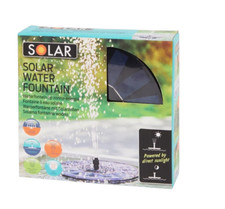 Étang Solar Fontaine Pompe