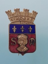 Old Limoges Municipal Police Brooch