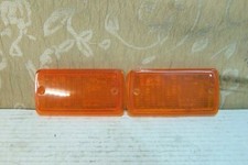 2 New Old Stock GENUINE FORD ESCORT MK1 Mexico FRONT SIGNAL LAMP LIGHT LENSES