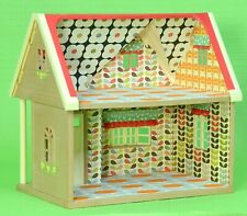 fistuff Sylvanian Orla Kiely Decorated Retro House Collector Toy Vintage Cottage