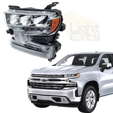 [FULL LED] For 2019-2021 Silverado 1500 Driver Headlight LED DRL (w/o AFS) LH