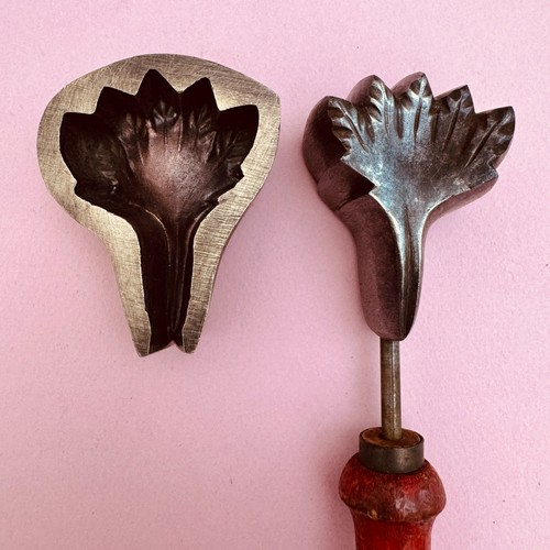 Ancien fer gaufrer moule - ancien,