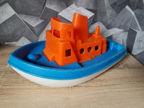 Ancien bateau plastique jouet - ancien,