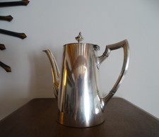 Chocolatiere / theiere ART DECO métal argenté ARTHUR KRUPP BENDORF 1930 - 85cl